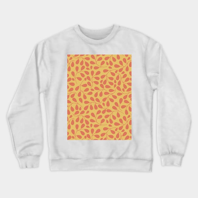 Simple Leaf Design Crewneck Sweatshirt by zarya_kiqo